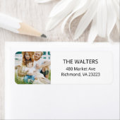 Benutzerdefinierte Foto-Rücksendeadressen-Aufklebe (Insitu)