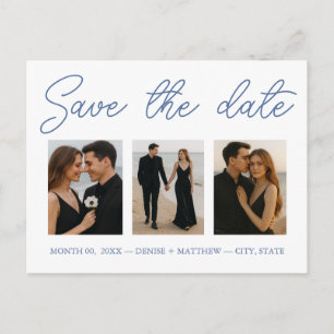 Benutzerdefinierte Foto-Save-the-Date-Postkarte Ankündigungspostkarte
