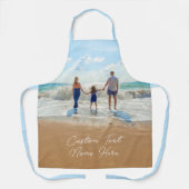 Benutzerdefinierte Foto-Schürze mit Fotos und Text Schürze (Vorderseite)
