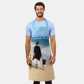 Benutzerdefinierte Foto-Schürze mit Text Schürze (Getragen)