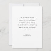 Benutzerdefinierte Foto-Schwangerschaftsankündigun Ankündigung (Rückseite)