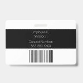 Benutzerdefinierte Foto-Sicherheitskarte Ausweis (Rückseite)