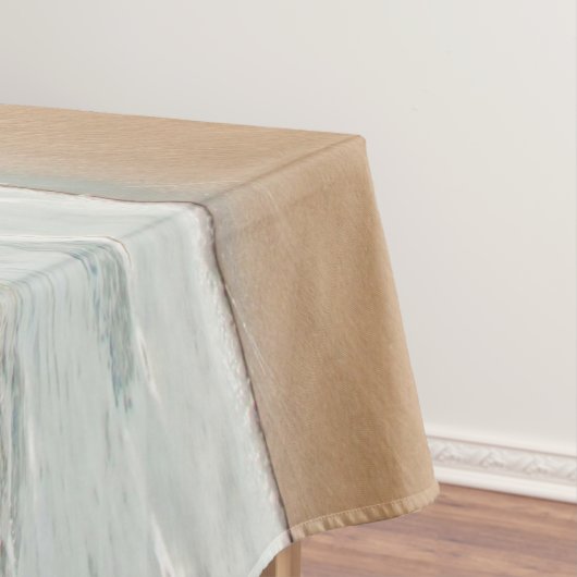 Benutzerdefinierte Foto-Tablette mit Text Tischdecke (Beispiel)