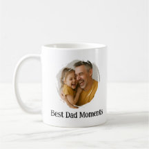 Benutzerdefinierte Foto-Tasse - Beste Vater-Moment