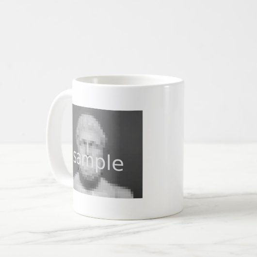 Benutzerdefinierte Foto-Tasse | Bild hier hinzufüg Kaffeetasse (Vorderseite Links)