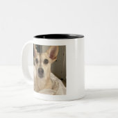 Benutzerdefinierte Foto-Tasse für Haustiere - Pers Zweifarbige Tasse (Vorderseite Links)