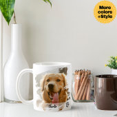 Benutzerdefinierte Foto-Tasse mit Namen - Moderne  Kaffeetasse