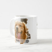 Benutzerdefinierte Foto-Tasse mit Namen - Moderne Kaffeetasse (Vorderseite Links)