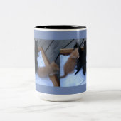 Benutzerdefinierte Foto-Tasse Zweifarbige Tasse (Mittel)