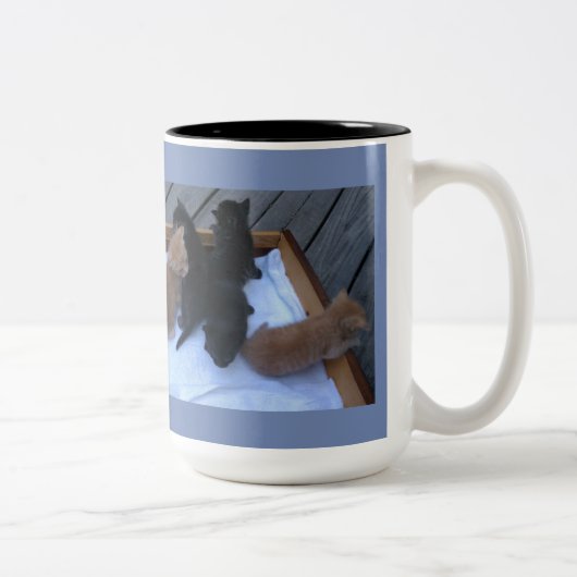 Benutzerdefinierte Foto-Tasse Zweifarbige Tasse (Rechts)