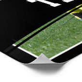 Benutzerdefinierte Foto-, Team- und Spielernamen-S Poster (Ecke)