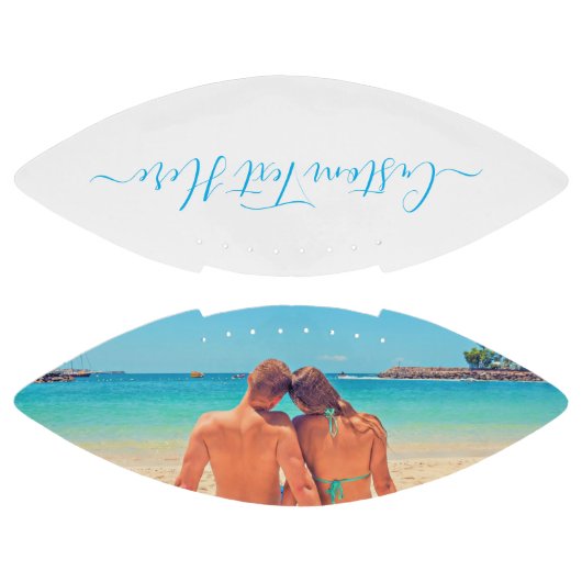 Benutzerdefinierte Foto Text Football Ihre Liebe F (Paneele)