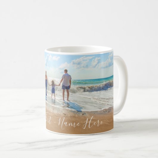 Benutzerdefinierte Foto Text-Tasse Ihre bevorzugte Kaffeetasse (VorderseiteRechts)