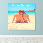 Benutzerdefinierte Foto-Textanzeige Liebe-Fotos dr Leinwanddruck (Insitu (Holzboden))