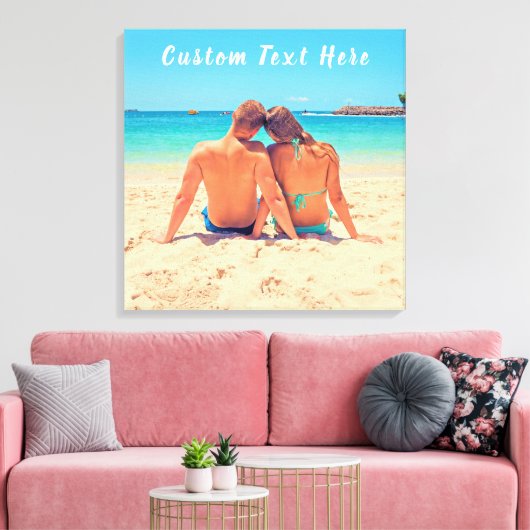 Benutzerdefinierte Foto-Textanzeige Liebe-Fotos dr Leinwanddruck (Insitu (Wohnzimmer))