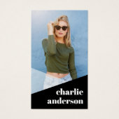 Benutzerdefinierte Foto Trendeinflüsse schwarze Vi (Vorderseite)