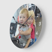 Benutzerdefinierte Foto-Uhr Große Wanduhr (Winkel)