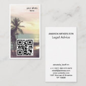 Benutzerdefinierte Foto- und QR-Visitenkarte Visitenkarte (Vorne/Hinten)