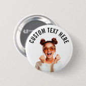 Benutzerdefinierte Foto- und Text-Anstecknadel/ Button (Vorne & Hinten)