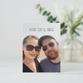 benutzerdefinierte Foto und Text erstellen Sie Ihr Postkarte (Stehend Vorderseite)