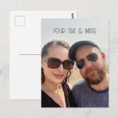 benutzerdefinierte Foto und Text erstellen Sie Ihr Postkarte (Vorne/Hinten)