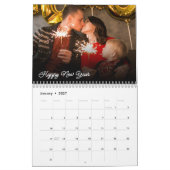 Benutzerdefinierte Foto und Text für Personalisier Kalender (Jan 2027)