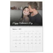 Benutzerdefinierte Foto und Text für Personalisier Kalender (Feb 2027)