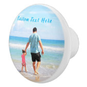 Benutzerdefinierte Foto- und Text-Keramik Knoblauc Keramikknauf (Rechts)