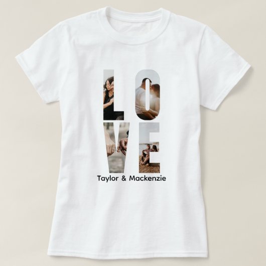 Benutzerdefinierte Foto- und Text-Personalisierte T-Shirt (Design vorne)
