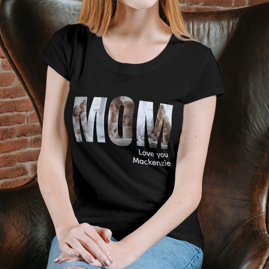 Benutzerdefinierte Foto- und Text-Personalisierte T-Shirt