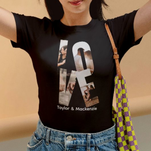 Benutzerdefinierte Foto- und Text-Personalisierte T-Shirt