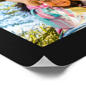 Benutzerdefinierte Foto und Text Poster (Ecke)