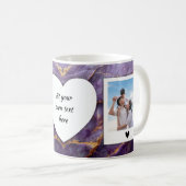 Benutzerdefinierte Foto- und Text-Tasse - Elegante Kaffeetasse (VorderseiteRechts)