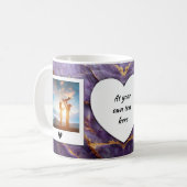 Benutzerdefinierte Foto- und Text-Tasse - Elegante Kaffeetasse (Vorderseite Links)