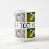 Benutzerdefinierte Foto- und Text-Tasse, Personali Kaffeetasse (Mittel)