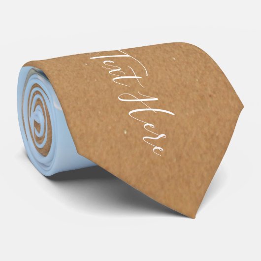 Benutzerdefinierte Foto- und Textblöcke - Ihr eige Krawatte (Gerollt)