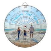 Benutzerdefinierte Foto- und Textdatenträger Dartscheibe (vorne)