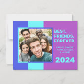 Benutzerdefinierte Foto- und Textfarben Magneteinladung (Vorderseite)