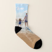 Benutzerdefinierte Foto- und Textsocken - Ihr Fami Socken (Links - Innen)