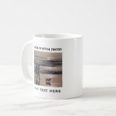Benutzerdefinierte Foto- und TextTasse Kaffeetasse (Vorderseite Links)