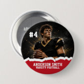 Benutzerdefinierte Foto-Uni-Fußball-Button-Pin Button (Vorne & Hinten)