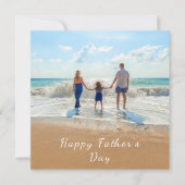 Benutzerdefinierte Foto Vatertagskarte Ihr Foto un (Vorderseite)