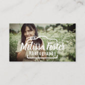 Benutzerdefinierte Foto-Visitenkarte Visitenkarte (Vorderseite)