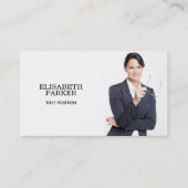 Benutzerdefinierte Foto-Visitenkarte Visitenkarte (Vorderseite)