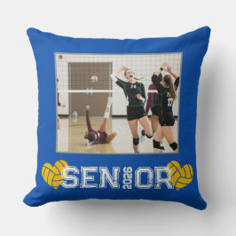 Benutzerdefinierte Foto-Volleyball-Senior-Nummer  Kissen