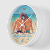 Benutzerdefinierte Foto-Wandanzeige mit Personalis Uhr (Winkel)