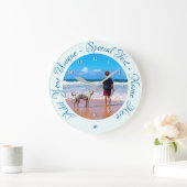 Benutzerdefinierte Foto-Wandsteuerung mit Fotos un Große Wanduhr (Zuhause)