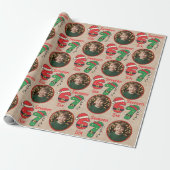 Benutzerdefinierte Foto-Weihnachtsgeschenkverpacku Geschenkpapier (Ungerollt)