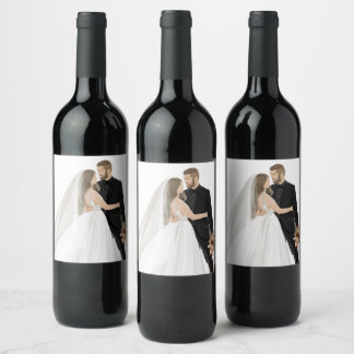 Benutzerdefinierte Foto-Wein-Etiketten für die Hoc Weinetikett