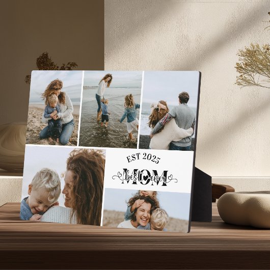 Benutzerdefinierte Fotocollage Beste Mutter Aller Fotoplatte